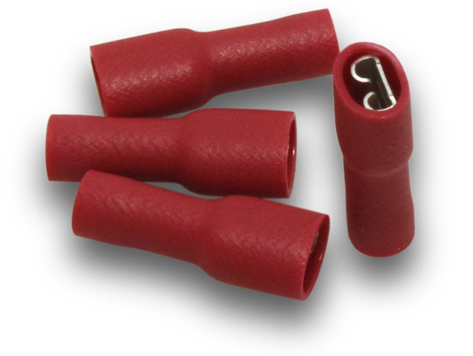 Quick Connect Fem Red Full Ins 4.8mm (Pkt15)