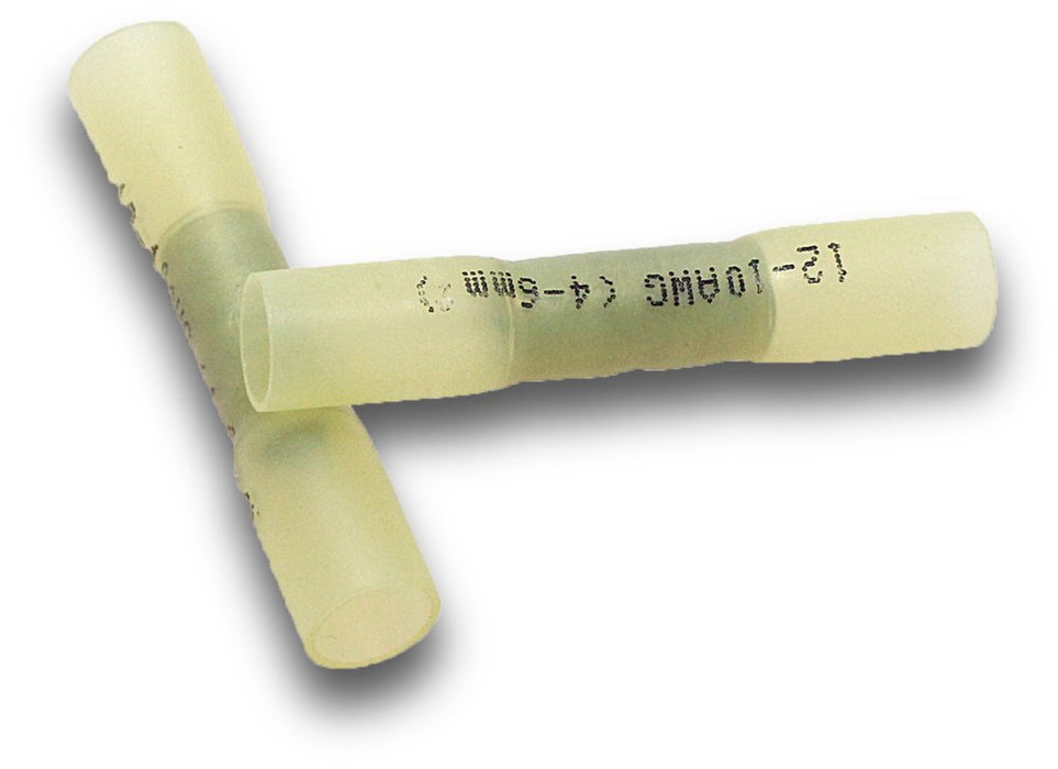 Heatshrink Inline Splice Yellow 6mm (Pkt100)