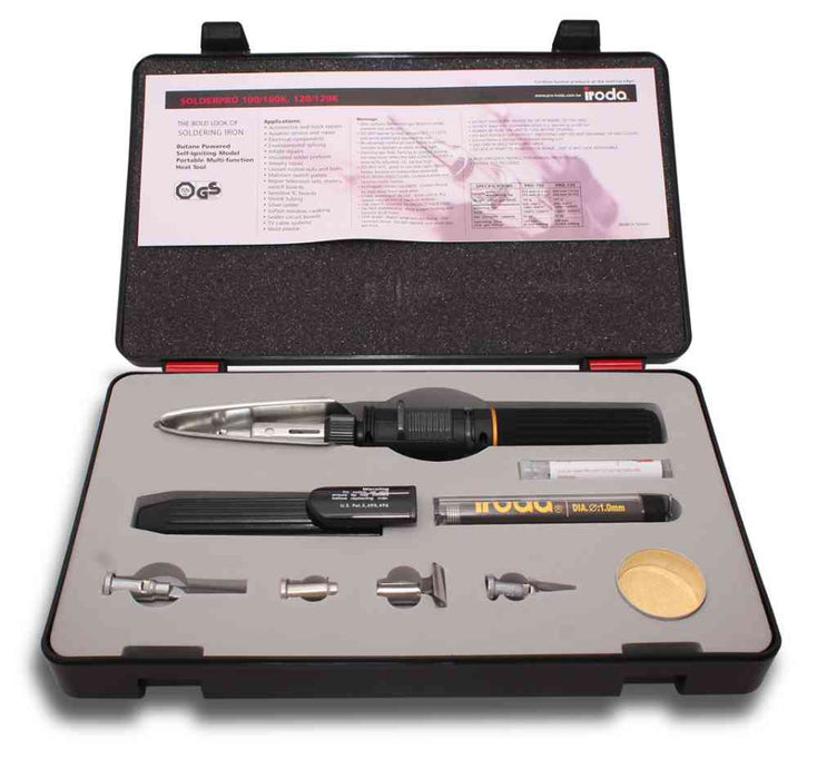 Iroda Butane Soldering Iron Kit 100W
