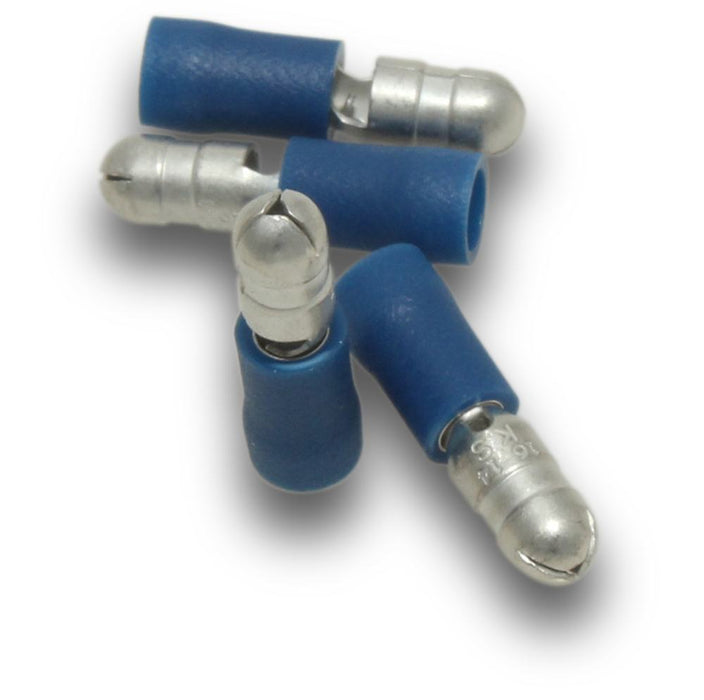 Connector Bullet Male Blue (Pkt15)