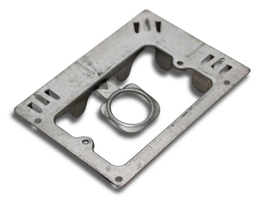 Flush Plate Single Metal Galv