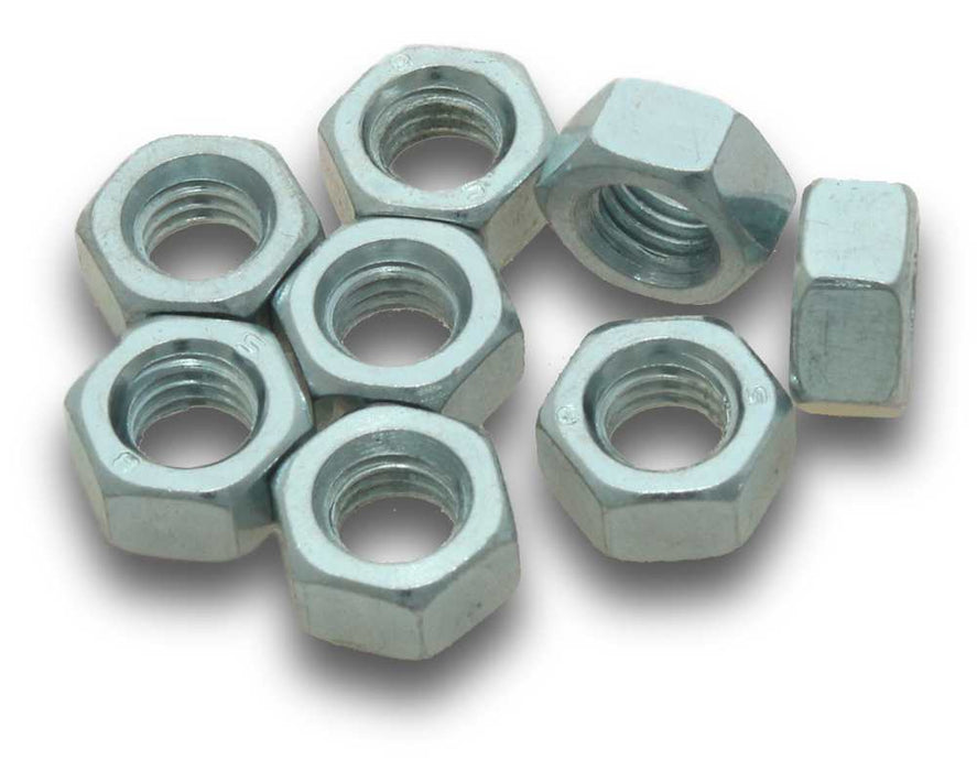 Nut 1/4in Pressed Steel (Jar90)
