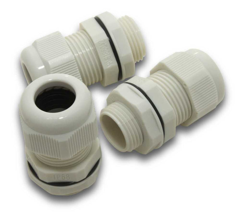 Nylon Cable Gland 20mm IP68 Grey