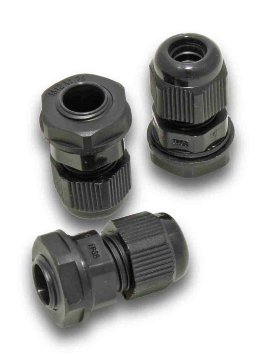 Nylon Cable Gland 25mm IP68 Black