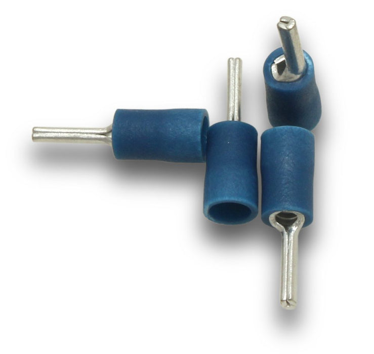 Pin Connector Blue for 2.5mm cable (Pkt20)