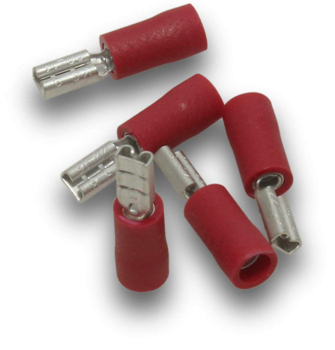 Fem Quick Connect 2.8mm Red (Pkt15)