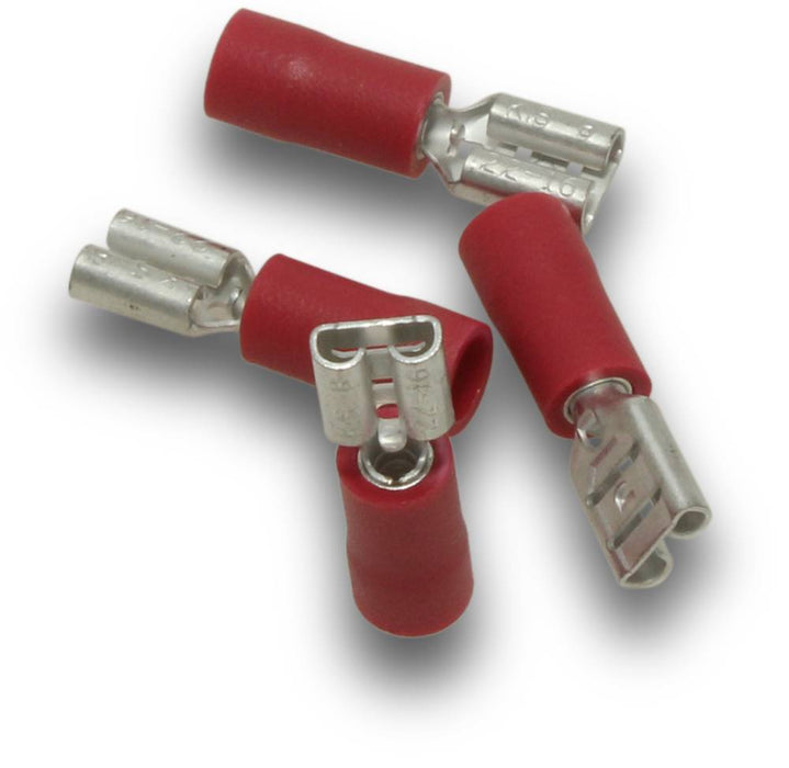 Fem Quick Connect 4.8mm Red (Pkt100)