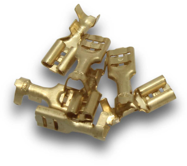 Fem Quick Connect 4.8mm Brass (Pkt50)