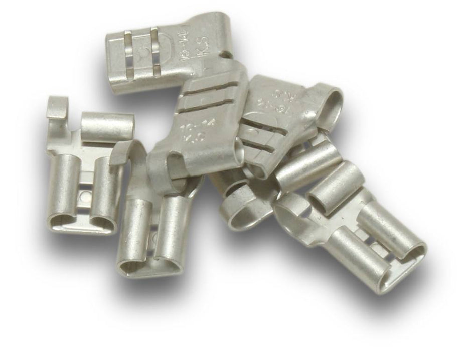 Quick Connect Flag 6.4mm Brass (Pkt20)