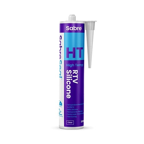 Sabre Seal Hitemp Silicone Clear 300ml