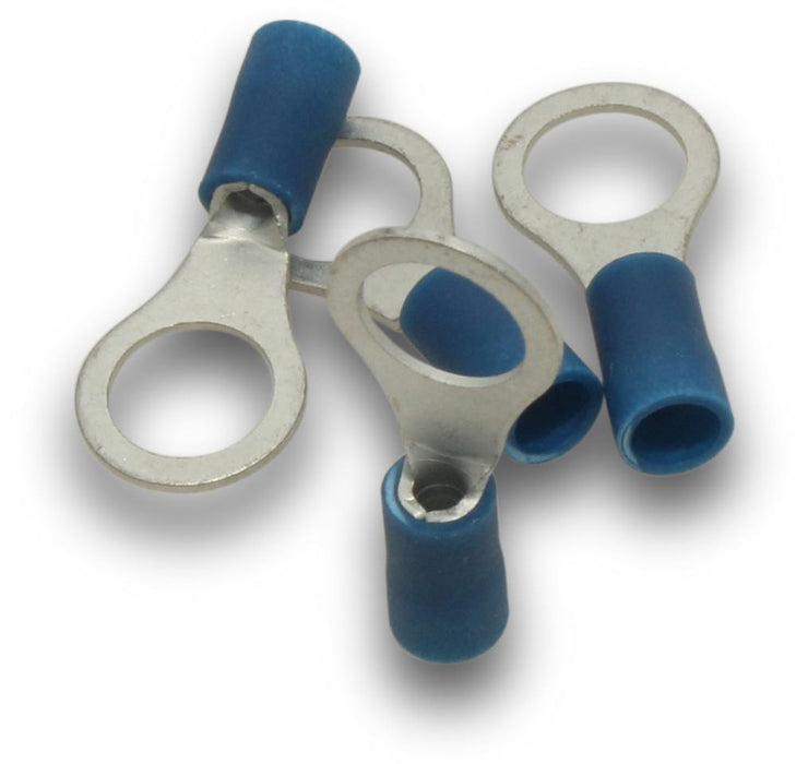 Terminal Ring 8mm Hole Blue (Pkt15)