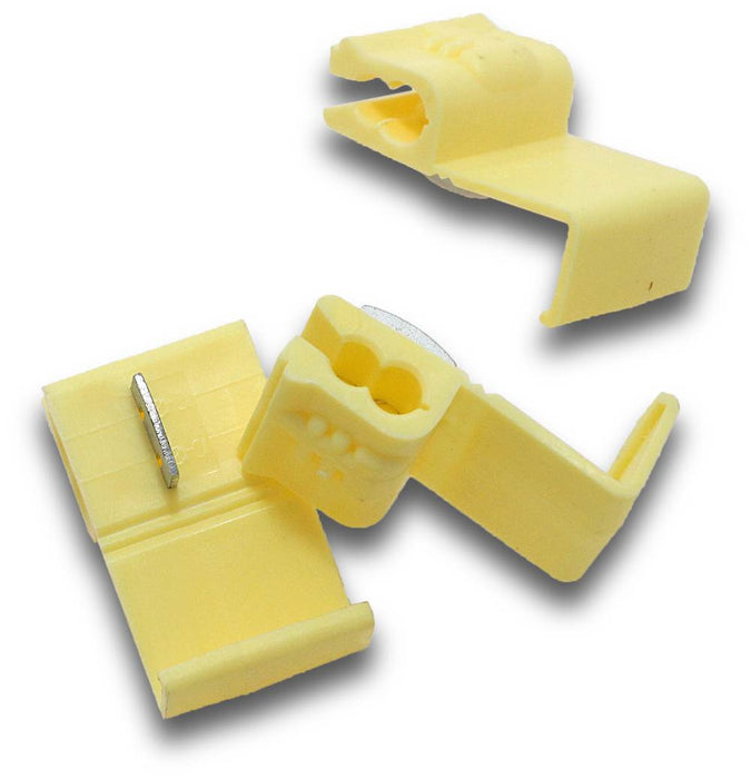 Connector Yellow Snap 6mm cable (Pkt10)