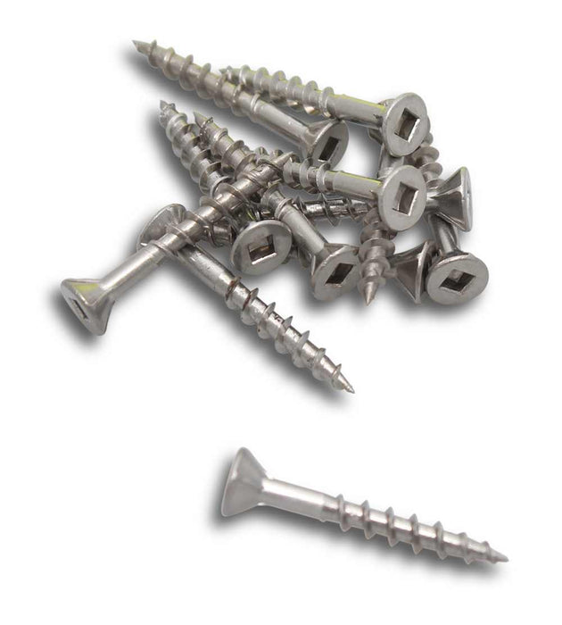 Wood Screw 9 x 1in S/Steel Sq Countersunk (Jar100)
