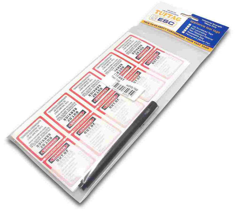 Tuftag Safety Tag Faulty Appliance