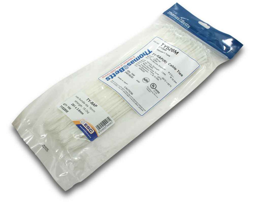 Ty-Rap Cable Tie 281x 3.6mm (Pkt100)