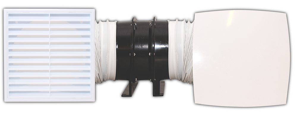 Ventilation Inline Fan Pack LD 150mm 389m3hr 2x LD Grills