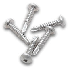 Tek Screw 10 x 25 Metal Sq Drive SS (Jar100)