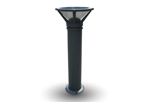 Sentry Solar Bollard 005 Sensor Blk CCT Adjustable 4/5k