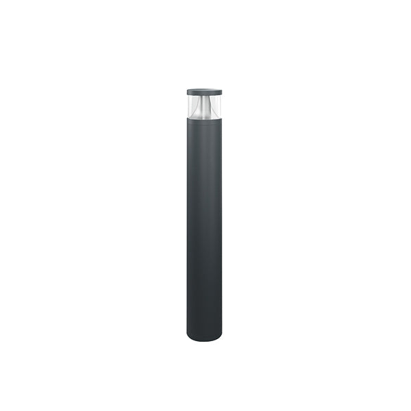 Alva Bollard 700mm 7W 3K Clear Anthracite Std