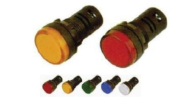 Pacific LED Pilot Light 12-240v RED 22mm