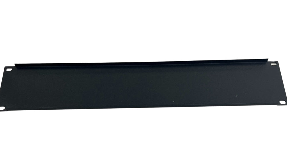 Blank Panel 19in 2RU Black