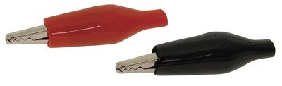 Insulated Alligator Clip Set Small 26mm Red/Black