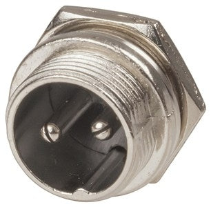 Mic Chassis Plug 2Pin Male Utd P69C-2