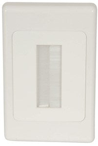 Wall Plate Brush Cable Entry
