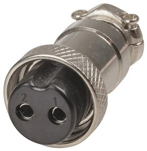 Mic Socket Connector 2Pin Female Inline Utd S69-2