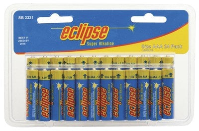 Eclipse Alkaline AAA Battery (Pack of 24)