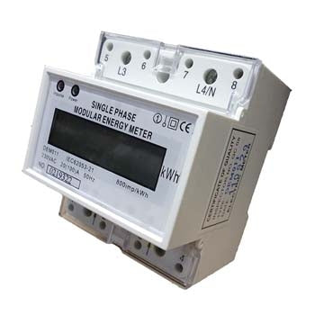 Kilowatt Hour Meter 1Phase 80A 230V Electronic