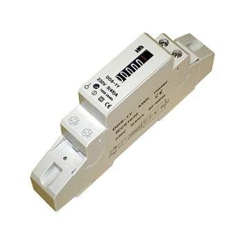 Kilowatt Hour Meter 1Phase 30A 230V Din Mnt