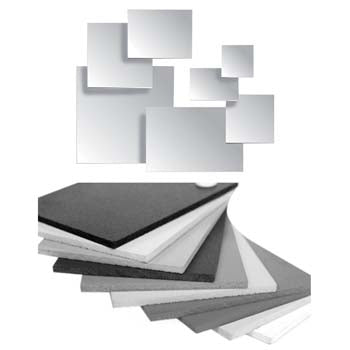 Panel PVC 12 x 12in Grey 300 x 300 x 4.5mm
