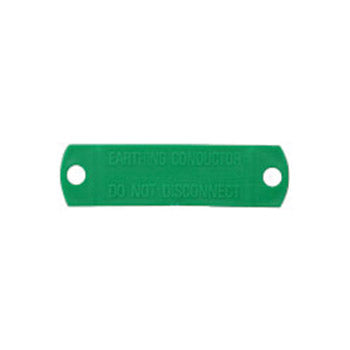 Earth Tag Plastic - Green (Pkt 50)