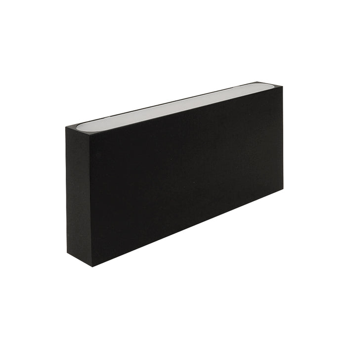 Wall Light LED Up/Down 2x 8W 3000K 1600lm Black IP54