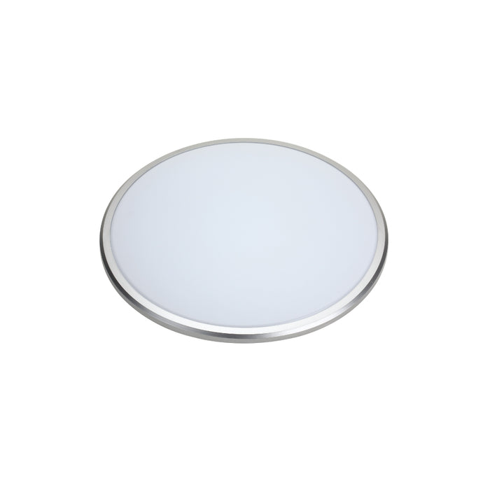 Geo Button LED Round 290mm 14W 230V 3000k Silver