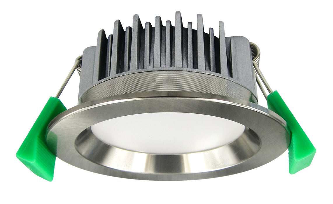 Downlight LED 10W Round CCT 3k/4k/6k Brushed Chrome