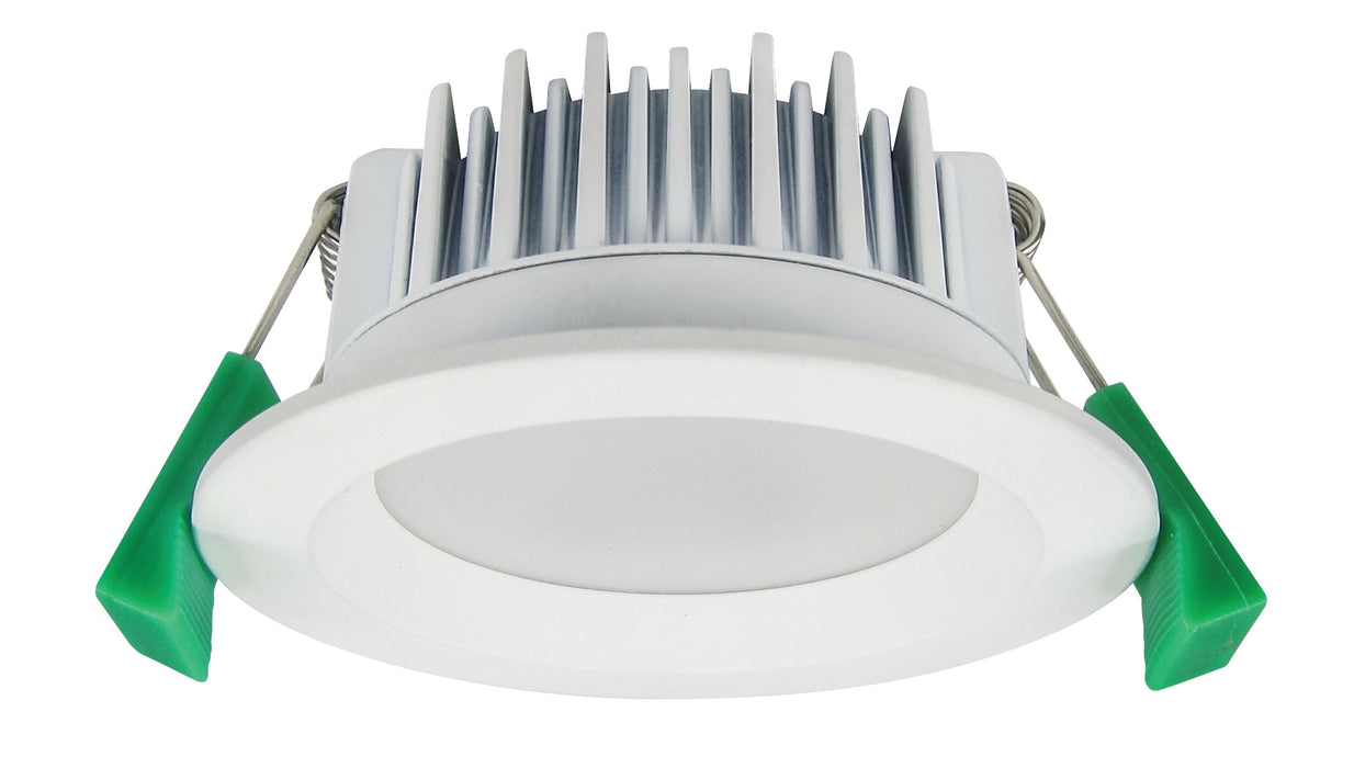 Downlight LED Rnd 10W 90Deg 720lm Dim 3k IC White IP44