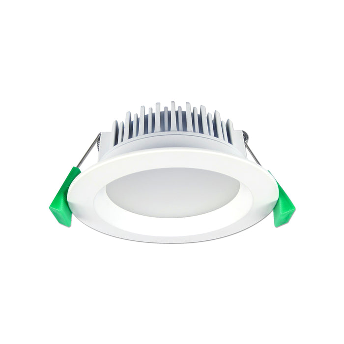 Downlight LED Rnd 12W 90Deg 980lm Dim 3k IC WH IP44