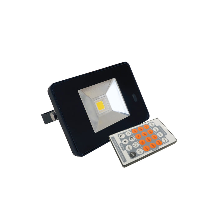 Floodlight LED 10W 4k Sensor Black IP65