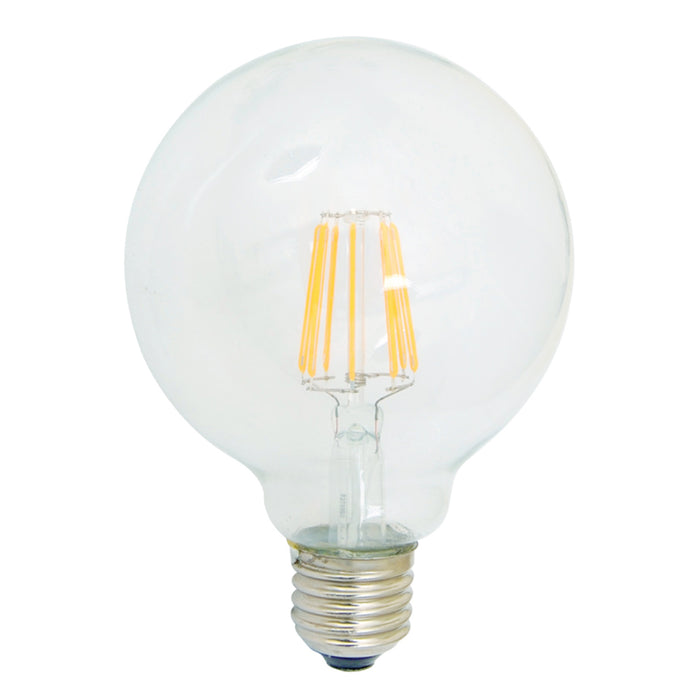 Lamp LED Filament 7W G125 E27 2700K Dimmable