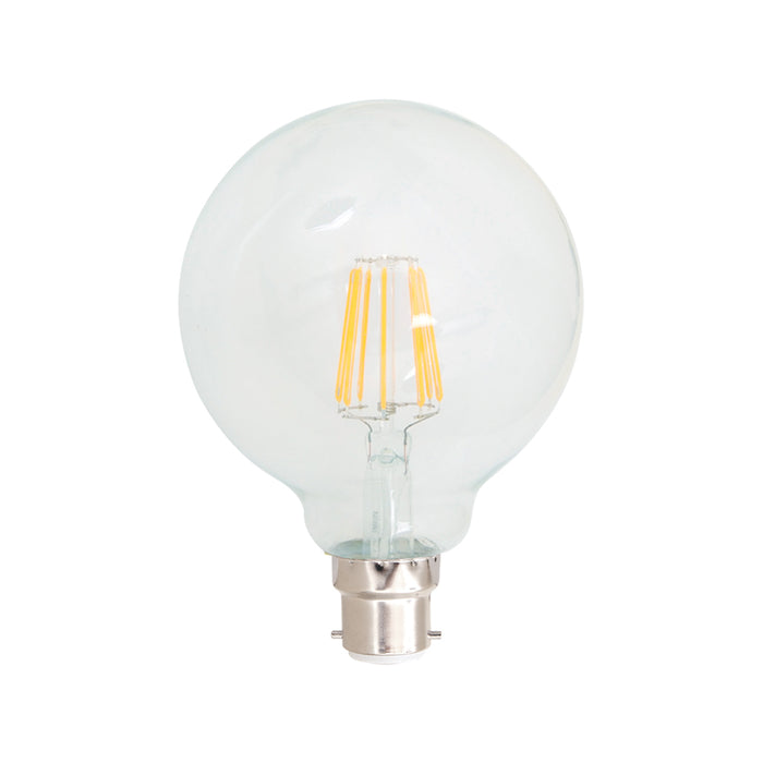 Lamp LED Filament 7W G95 B22 2700k Dimmable