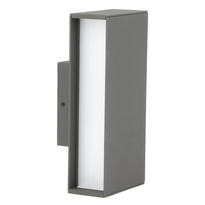 Wall Light Surface Mount 2 x 4W 230V Charcoal IP54