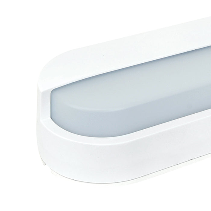 Bulkhead LED 12W Eyelid 3k White IP65