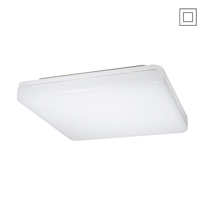 Ceiling Button LED 24W CCT 330mm Square White