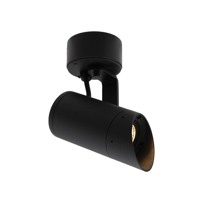 Low Glare Adjustable Spot 5W 230v Hooded Black IP65