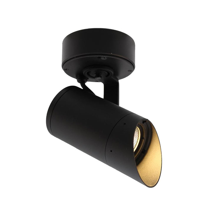 Low Glare Adjustable Spot 10W 230v Hooded Black IP65