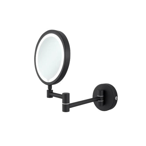 Callista Makeup Mirror Light Double Sided Black Satin