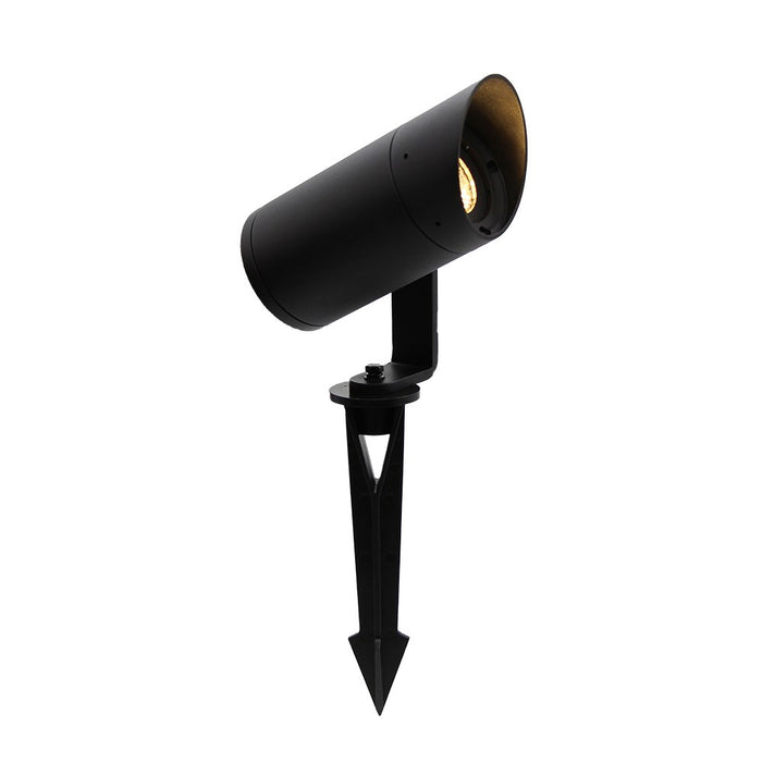 Low Glare Garden Spot 5W 24V Hooded Black IP65