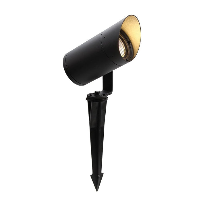 Low Glare Garden Spot 10W 24V Hooded Black IP65
